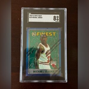 1995-96 Topps Finest Michael Jordan #229 SGC 8 Bulls